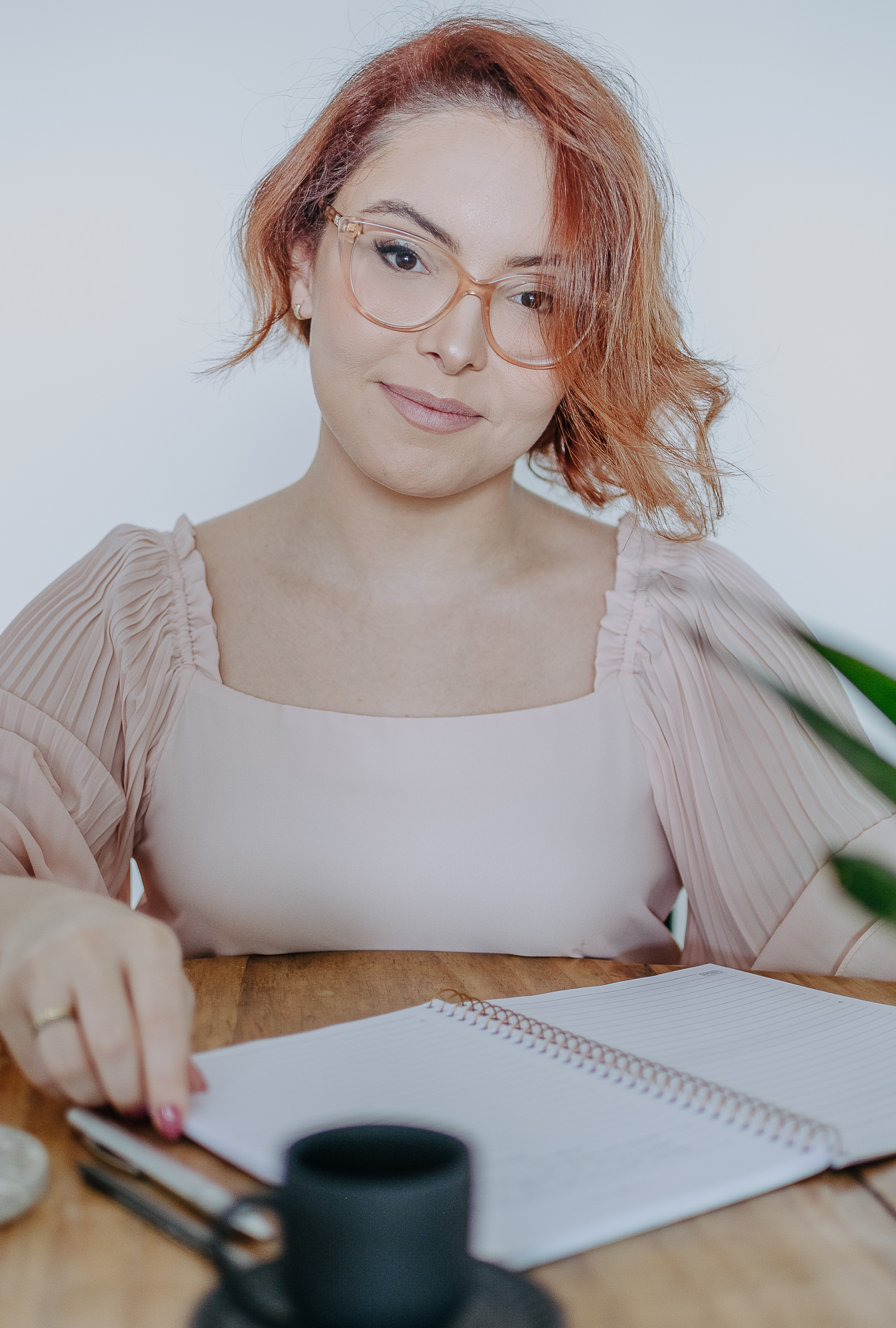 Lady working